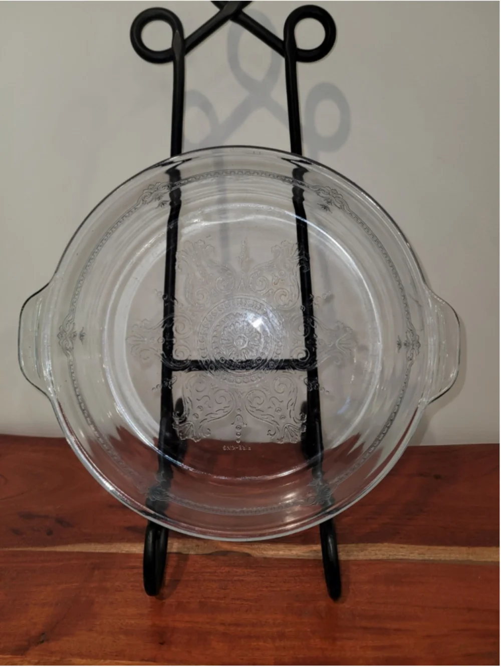 Fire King Large Glass Casserole Sapphire Blue 10.5